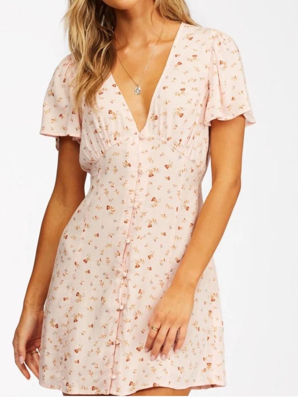 Billabong Full Swing Pink Dress